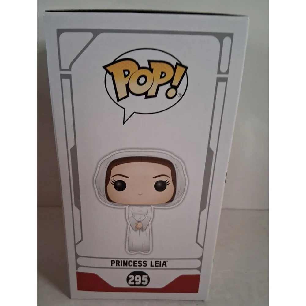 Funko Pop! Star Wars PRINCESS LEIA 295 (Gold Chrome) 2019 Galactic Con Exclusive